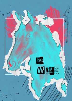 Picture of BE WILD COLLAGE ART