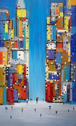 Picture of ERMILKINA DAY IN THE CITY 60X36 OIL