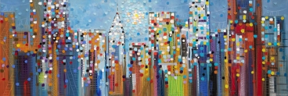 Picture of ERMILKINA MANHATTAN SKYLINE 20X60 OIL