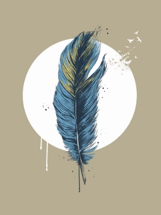 Picture of FEATHER IN A CIRCLE II