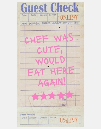Picture of CHEF WAS CUTE   PINK
