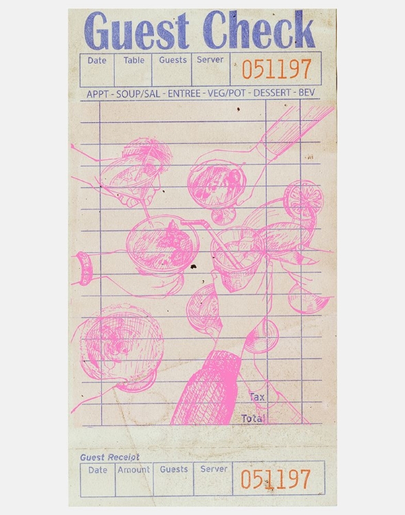 Picture of CHEERS GUEST CHECK PINK