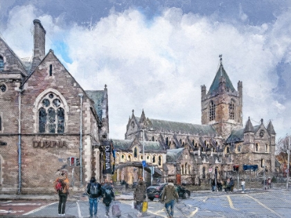 Picture of DUBLIN CITY WATERCOLOR ART IRELAND (4)