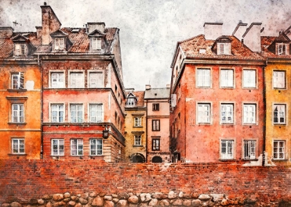 Picture of WARSAW CITY WATERCOLOR ART POLAND (30)