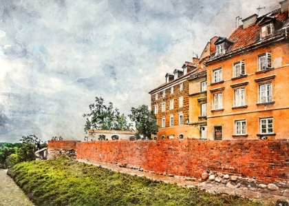 Picture of WARSAW CITY WATERCOLOR ART POLAND (32)