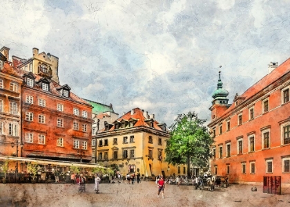 Picture of WARSAW CITY WATERCOLOR ART POLAND (35)