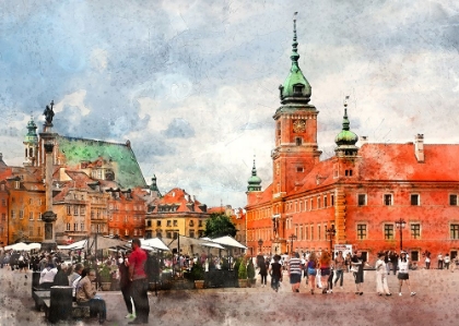 Picture of WARSAW CITY WATERCOLOR ART POLAND (36)