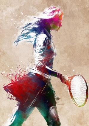 Picture of SPORT TENNIS PLAYER ART (1)