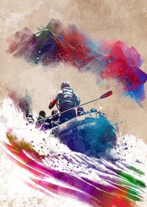 Picture of SPORT BOATS RAFTING ART