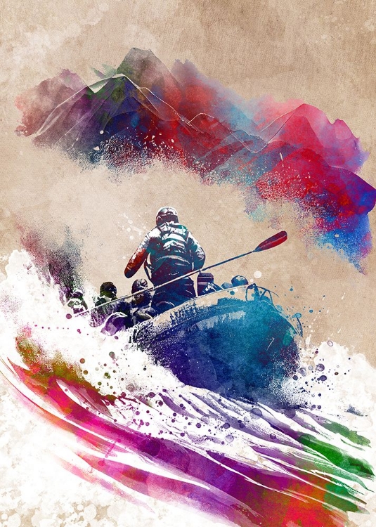 Picture of SPORT BOATS RAFTING ART