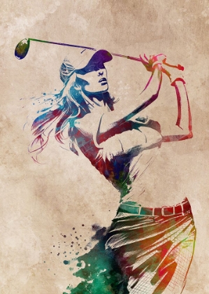 Picture of SPORT GOLF PLAYER ART