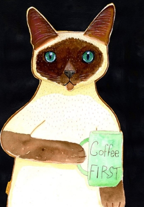 Picture of COFFEE CAT 2 SIAMESE