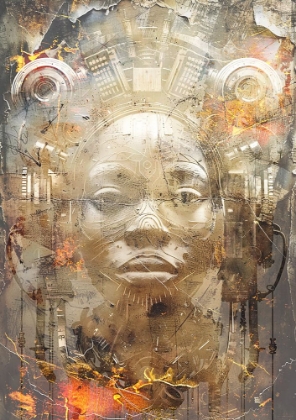 Picture of AFRICAN ART ILLUSTRATION WALLART 102