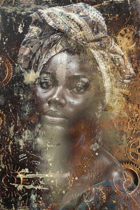 Picture of AFRICAN ART ILLUSTRATION WALLART 108