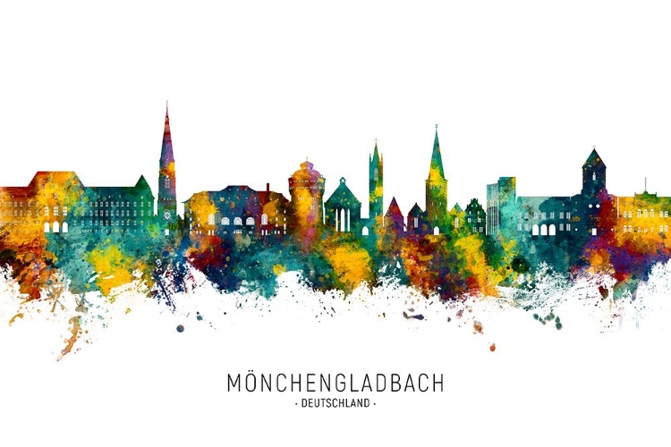 Picture of MAPNCHENGLADBACH GERMANY SKYLINE