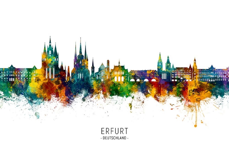 Picture of ERFURT GERMANY SKYLINE