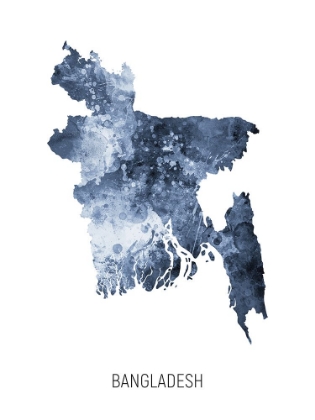 Picture of BANGLADESH WATERCOLOR MAP