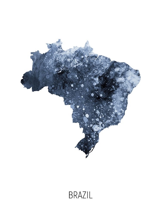 Picture of BRAZIL WATERCOLOR MAP