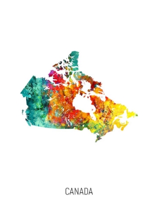 Picture of CANADA WATERCOLOR MAP