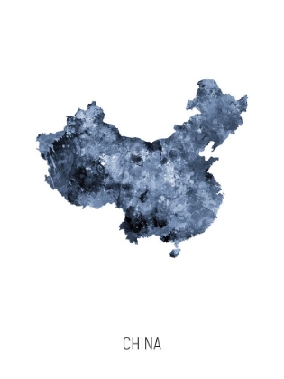 Picture of CHINA WATERCOLOR MAP