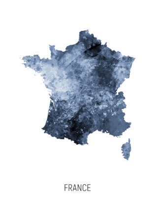 Picture of FRANCE WATERCOLOR MAP