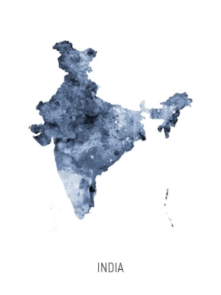 Picture of INDIA WATERCOLOR MAP