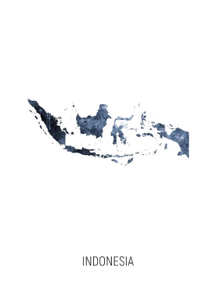 Picture of INDONESIA WATERCOLOR MAP