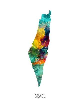 Picture of ISRAEL WATERCOLOR MAP