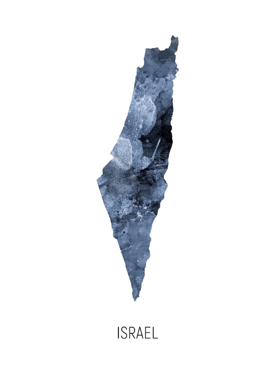 Picture of ISRAEL WATERCOLOR MAP