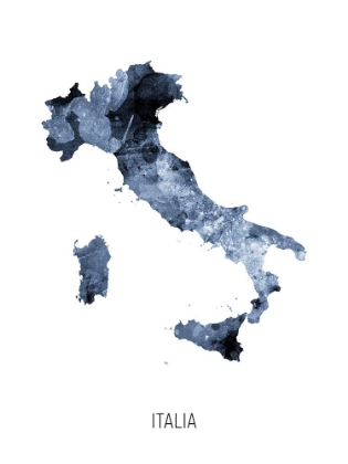Picture of ITALIA WATERCOLOR MAP