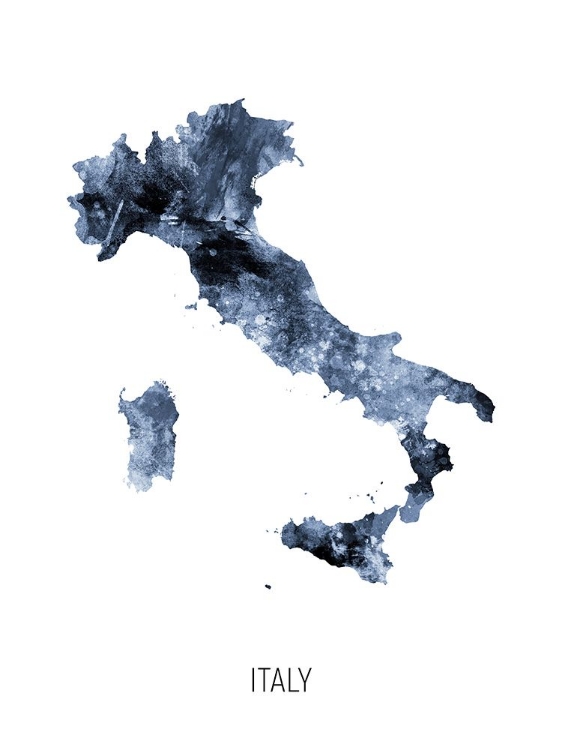 Picture of ITALY WATERCOLOR MAP