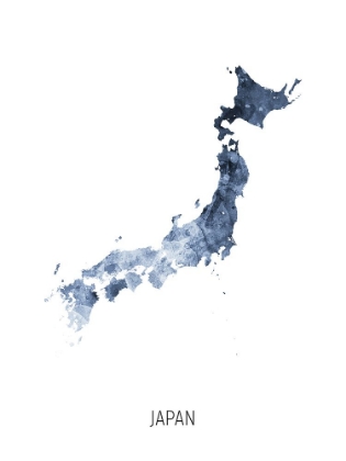 Picture of JAPAN WATERCOLOR MAP