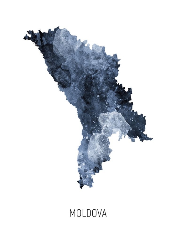 Picture of MOLDOVA WATERCOLOR MAP