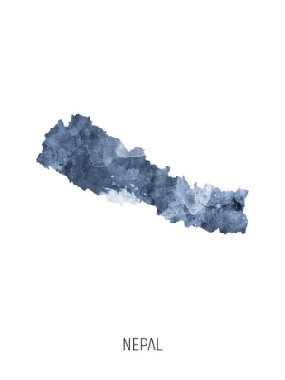 Picture of NEPAL WATERCOLOR MAP