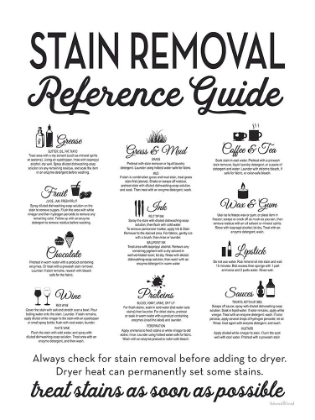 Picture of STAIN REMOVAL REFERENCE GUIDE