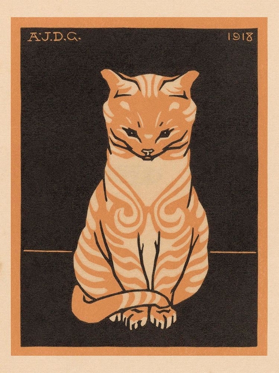 Picture of SITTING CAT, 1918