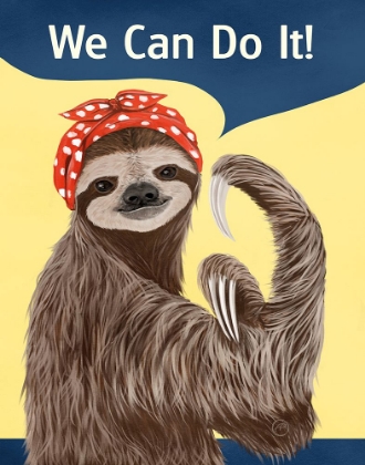 Picture of WE CAN DO IT SLOTH