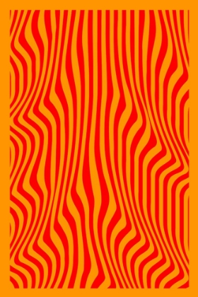 Picture of ORANGE WAVY LINES