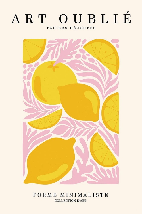 Picture of PINK LEAVES AND LEMONS