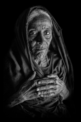 Picture of INDIAN WOMAN IN DARK