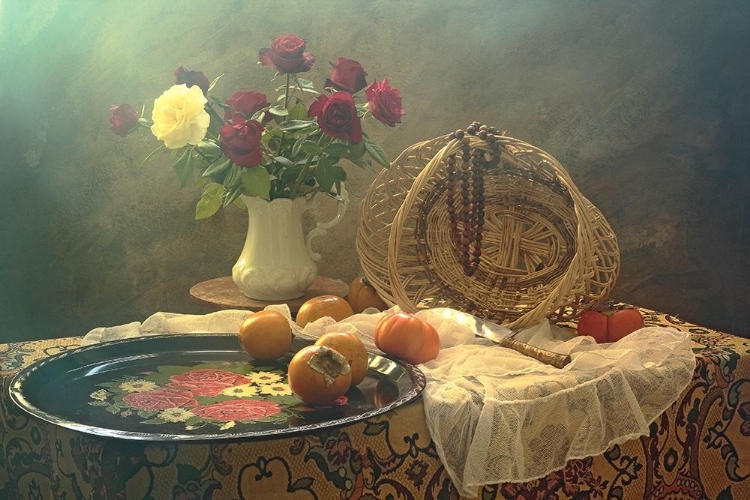 Picture of STILL LIFE WITH TRAY AND ROSES