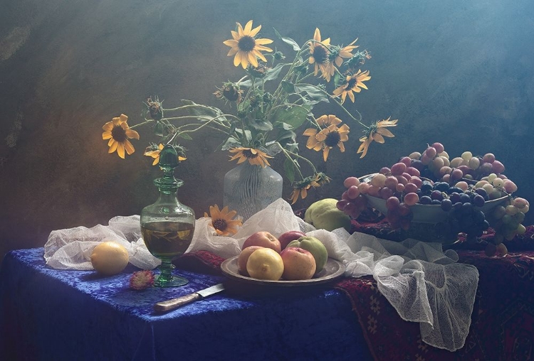 Picture of STILL LIFE IN YELLOW-BLUE TONES