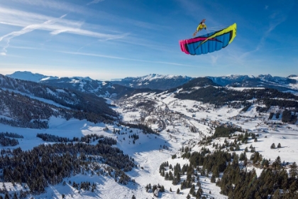 Picture of MICHAEL REGNIER SPEEDRIDING IN LA CLUSAZ