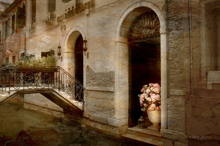 Picture of VENETIAN BRIDGE AND FLOWERS II