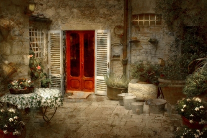 Picture of RED DOOR AND SHUTTERS