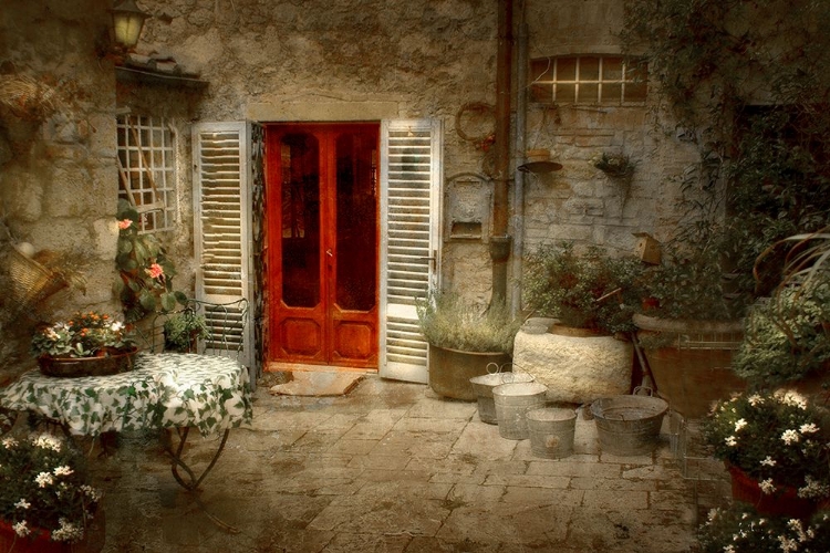 Picture of RED DOOR AND SHUTTERS