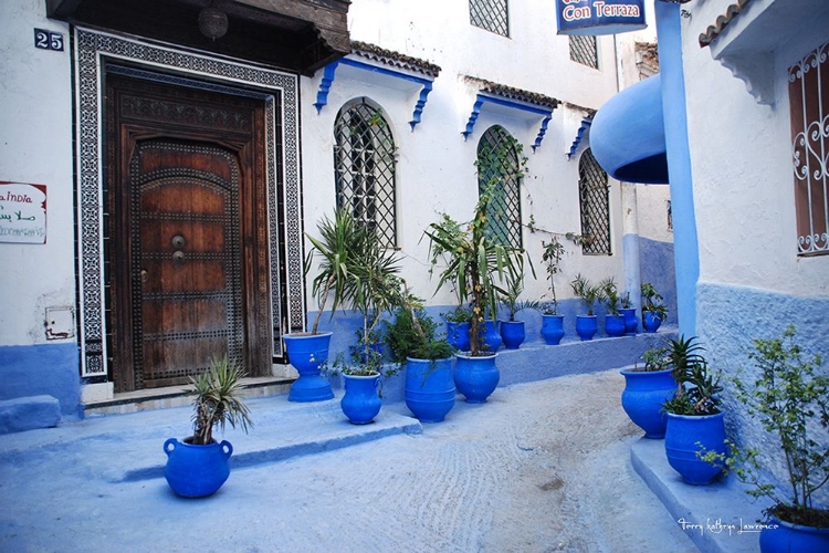 Picture of MOROCCAN BLUE POTS