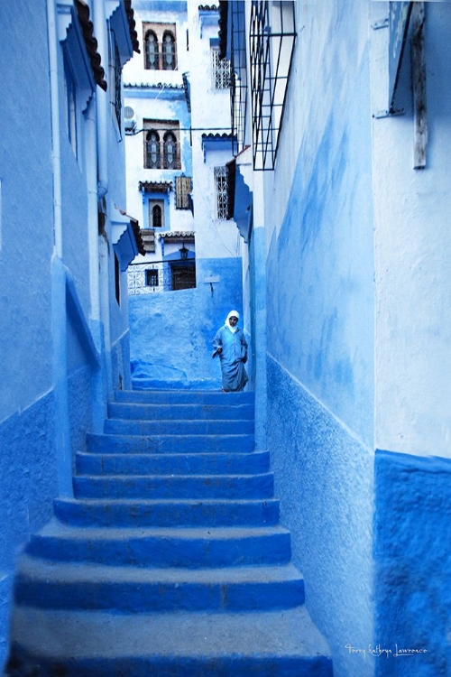 Picture of CHEFCHAOUEN STAIRWAY