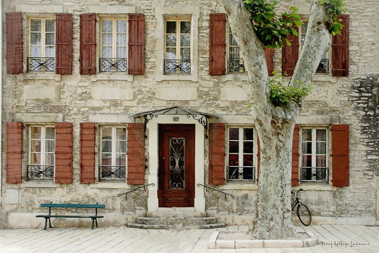 Picture of BROWN DOOR AND SHUTTERS