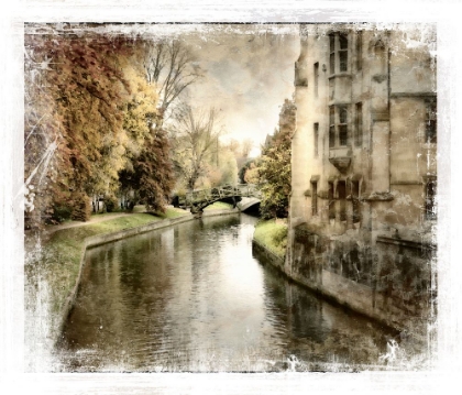 Picture of CAMBRIDGE CANAL SERIES I WATERCOLOR